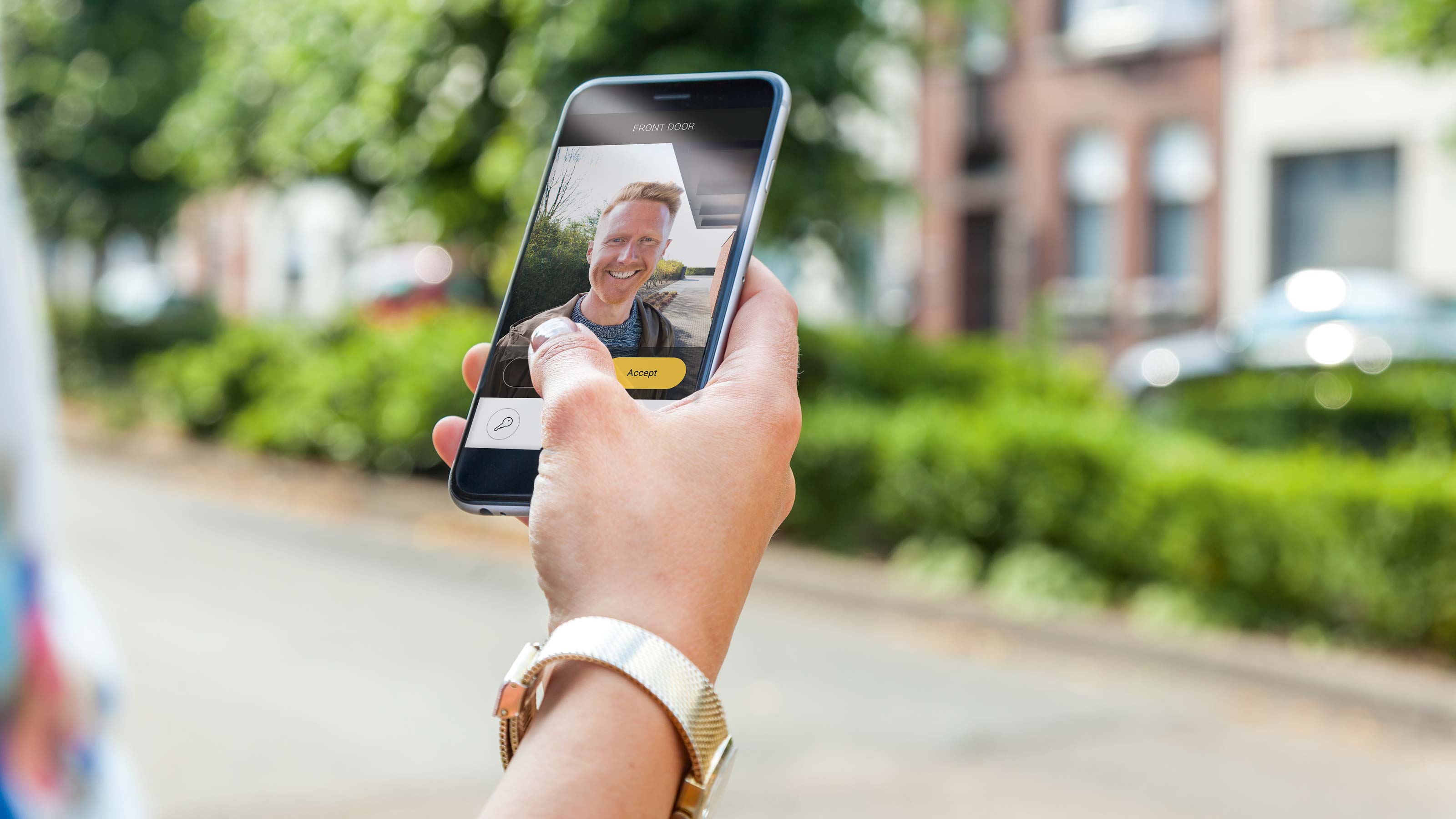 Slimme deurbel met camera via smartphone |Niko videofoon