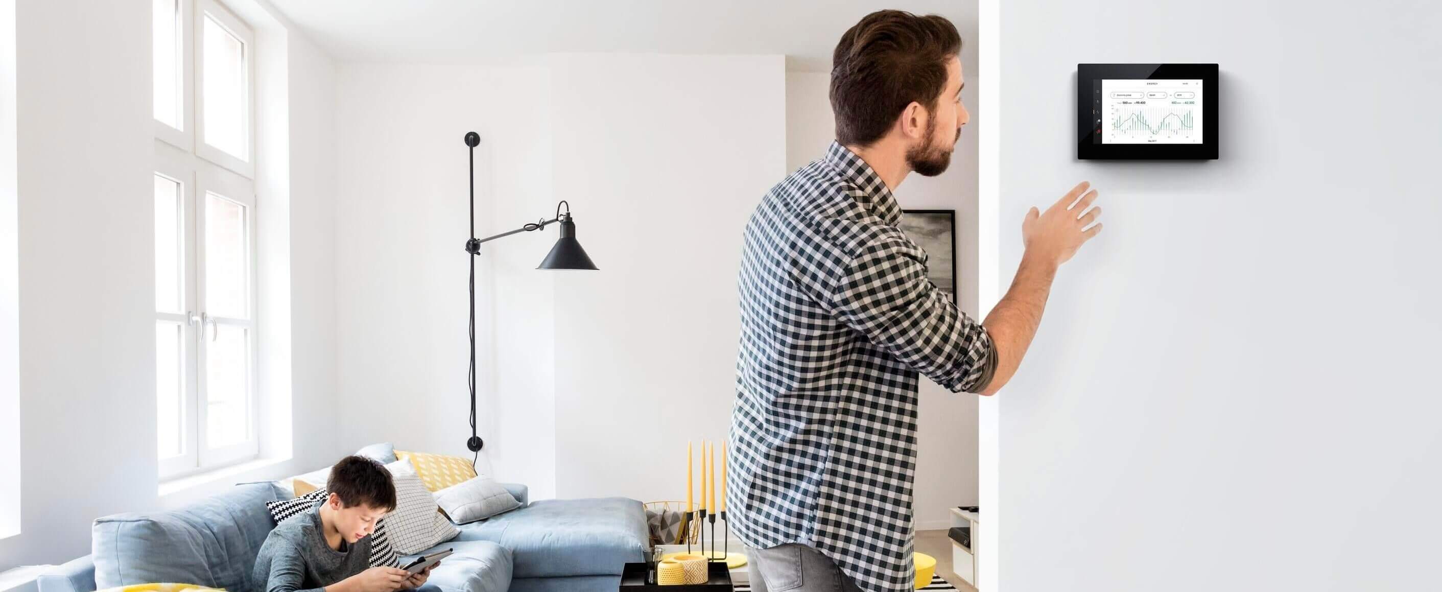 Niko home control in the living room