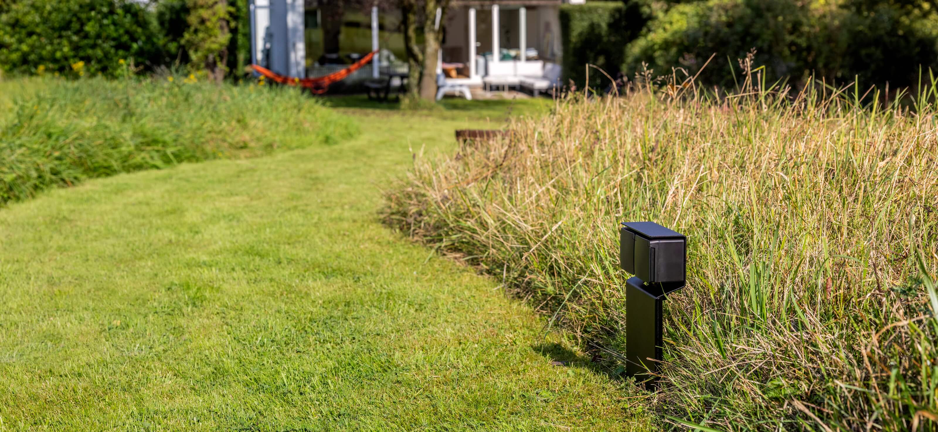 Niko Hydro tuinpaal met 2 buitenstopcontacten