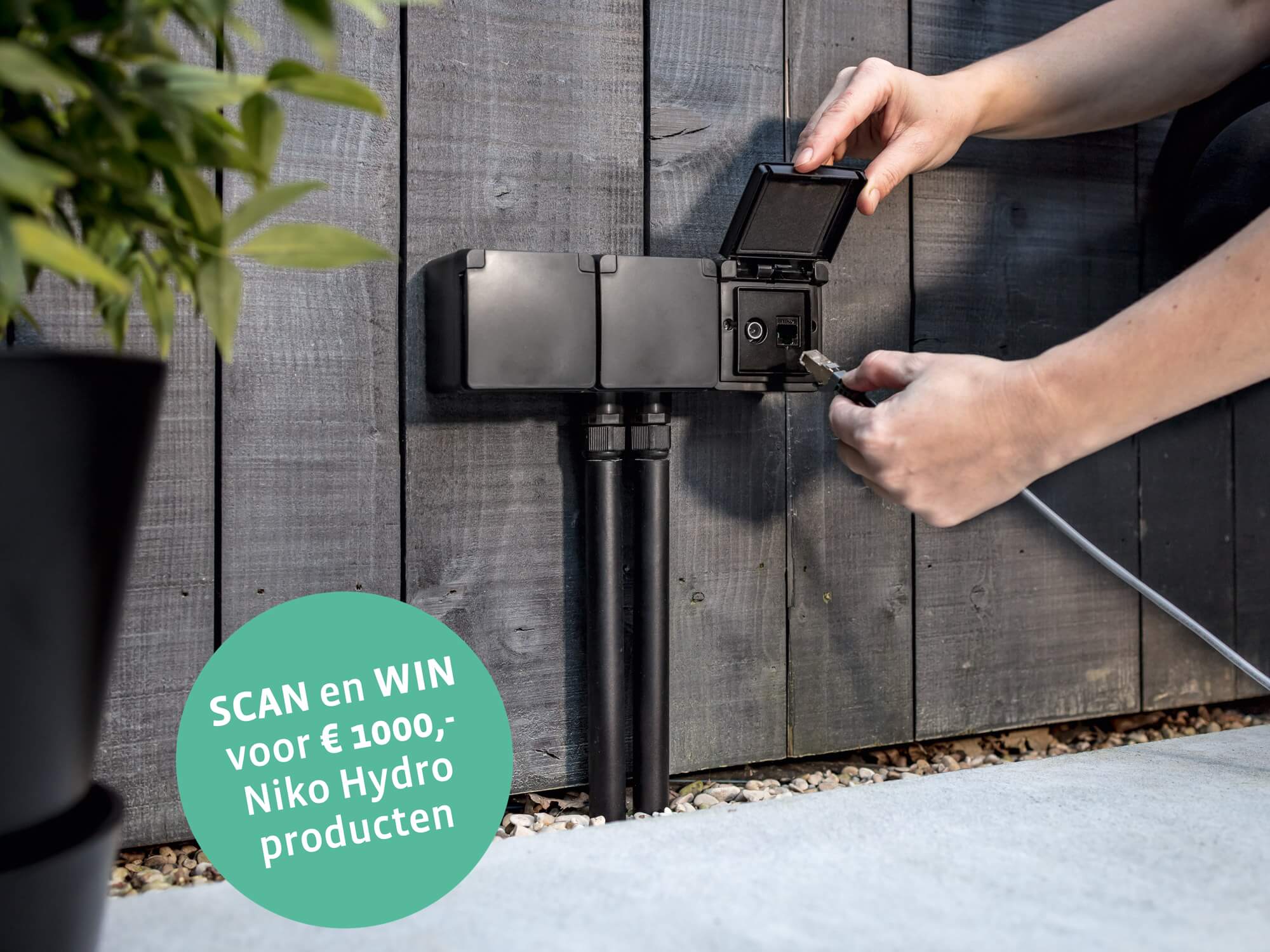 Niko Hydro schakelmateriaal voor buiten