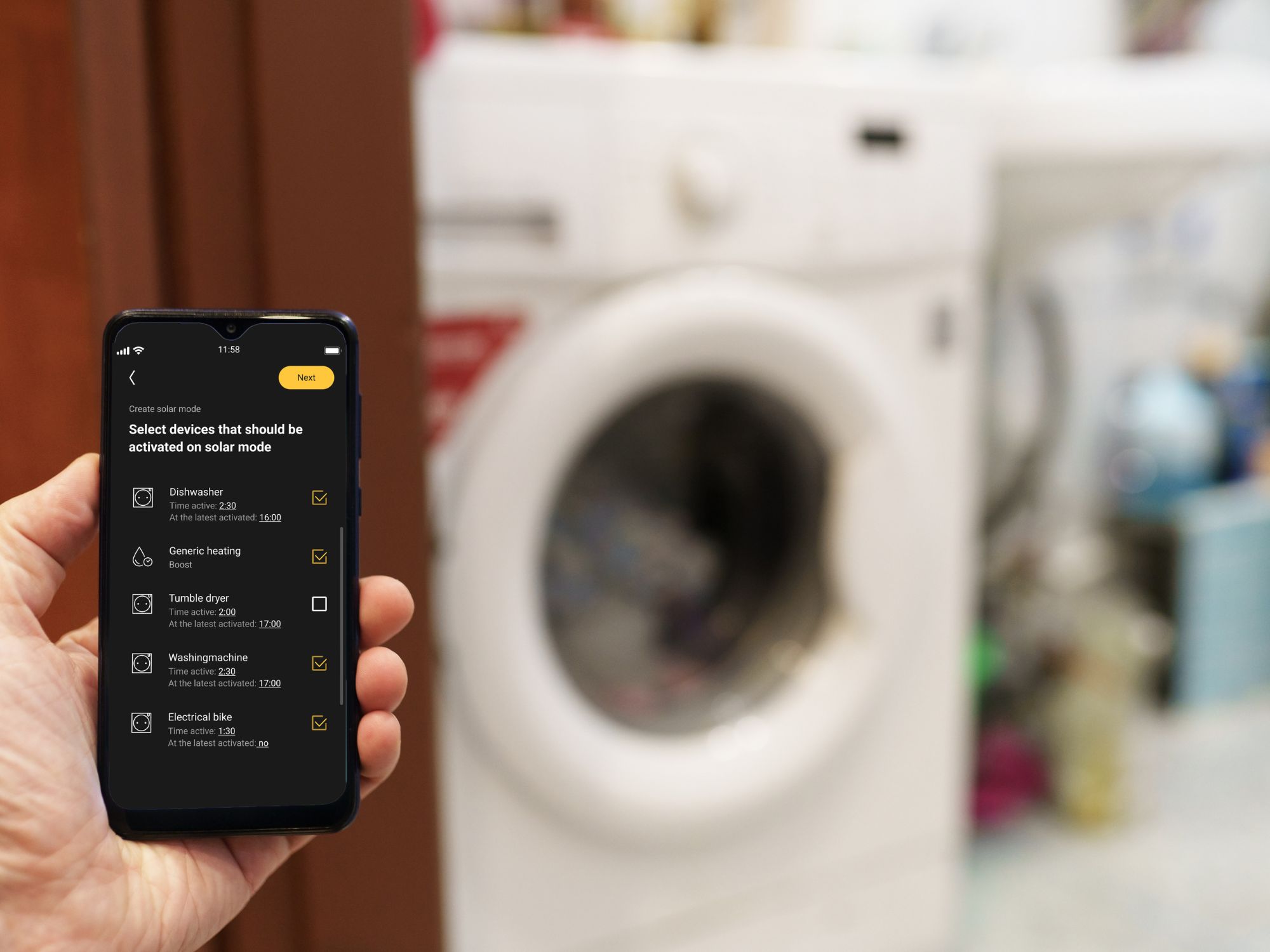 Programming sockets via Niko Home app