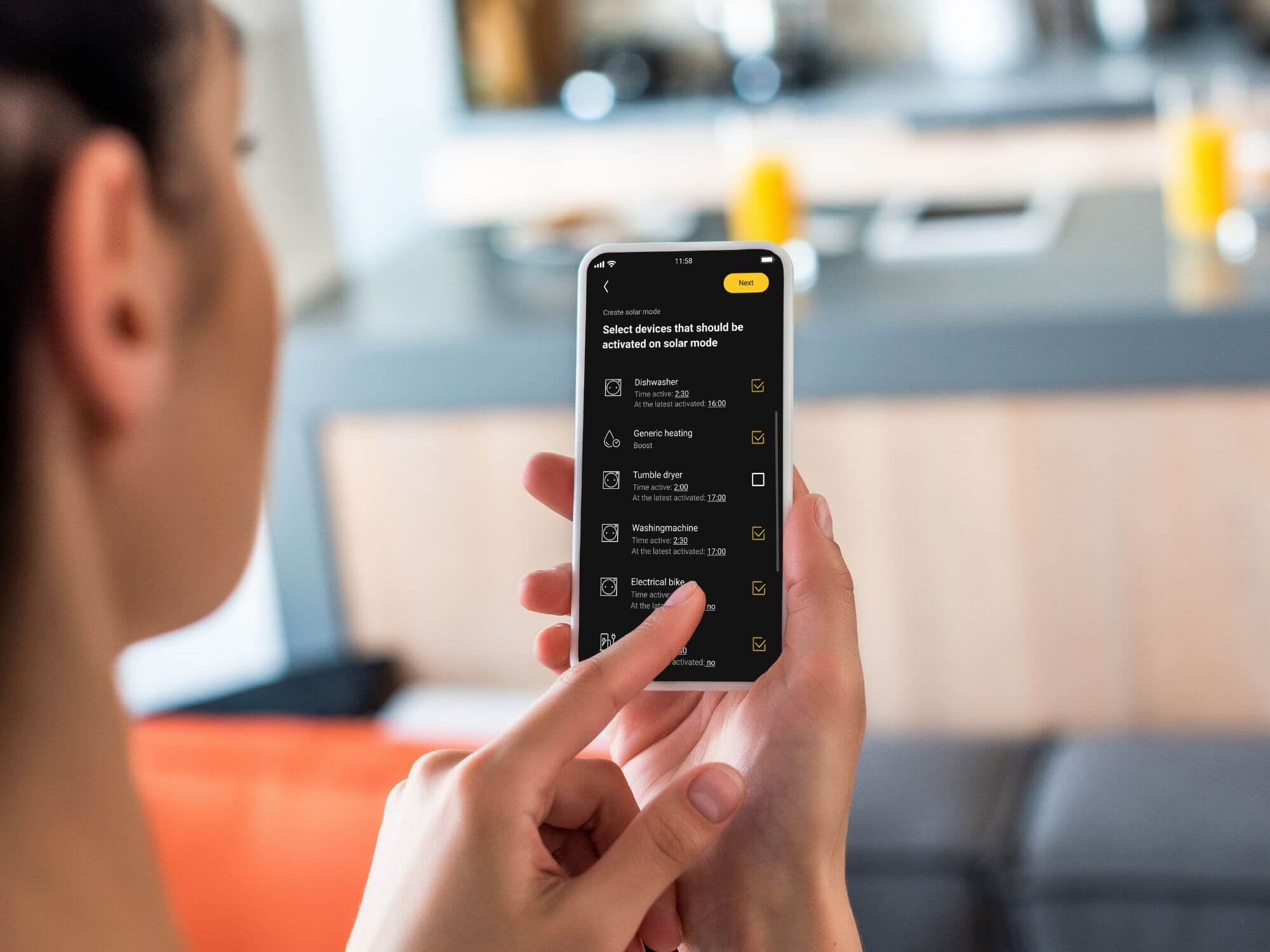 Programming sockets via Niko Home app