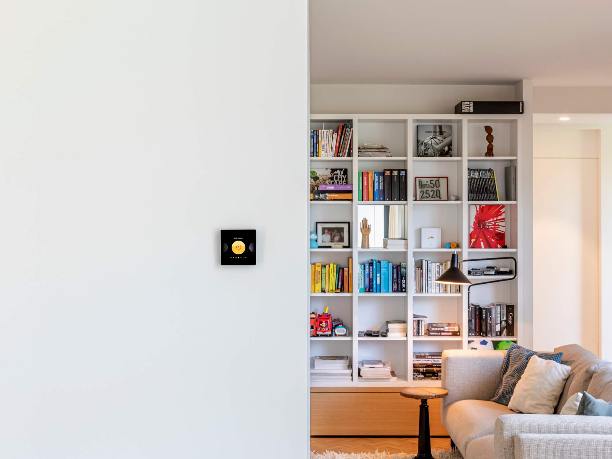 Touchscreen mit digitalem Schalter | Niko Digital black