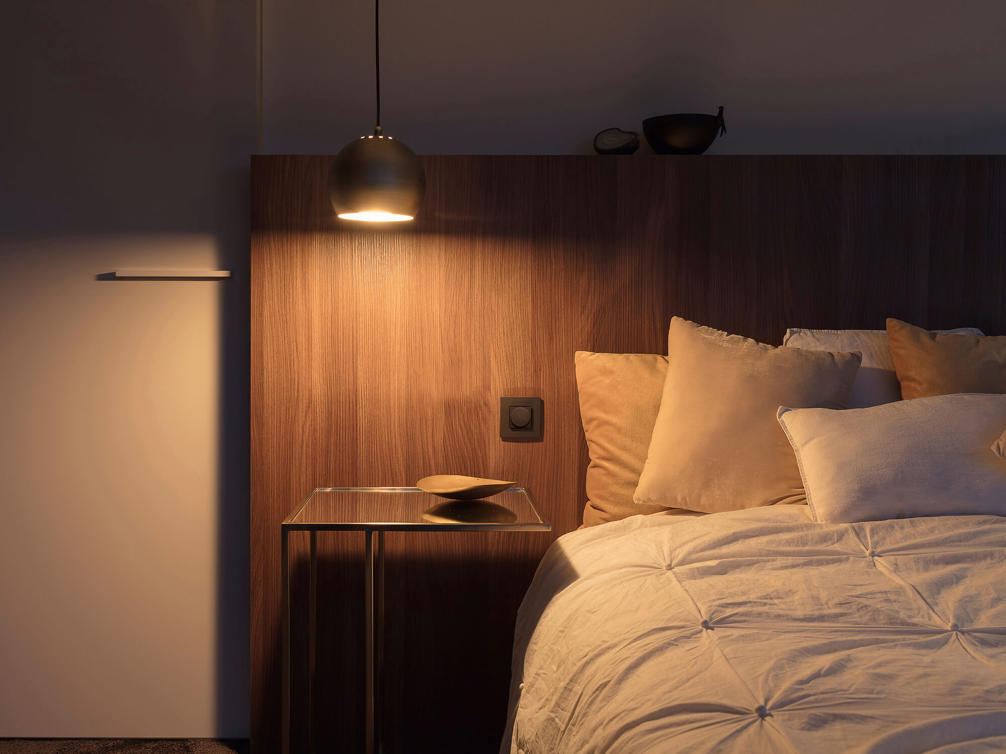 Niko licht dimmer in slaapkamer