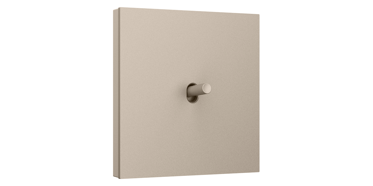 Niko Toggle - steel champagne coated