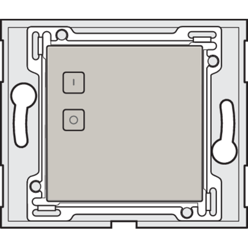 Single controller of the RF-system io-homecontrol®, light grey