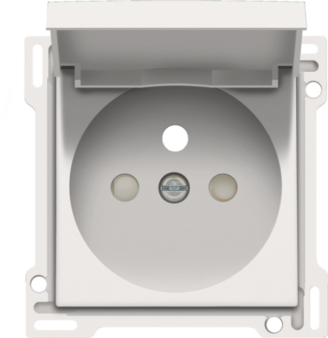 nicoページ Finishing set for socket outlet with hinged lid, pin