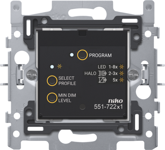 Geconnecteerde dimmer, sokkel, 3-200 W, 2-draads, 60 x 71 mm,  klauwbevestiging, Easywave #-technologie