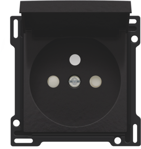 nicoページ Finishing set for socket outlet with hinged lid, pin