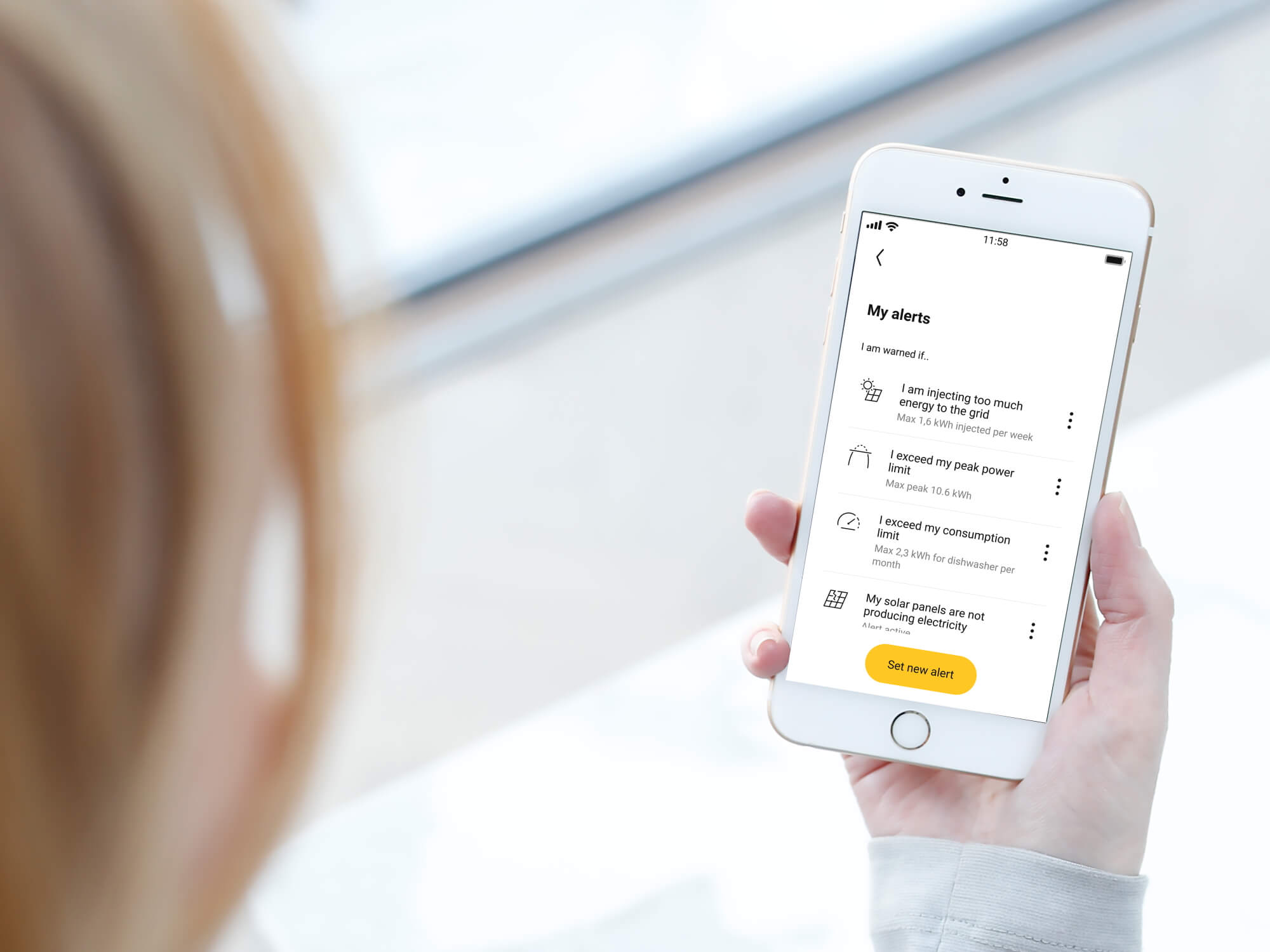 Niko Home Control bedienen via Niko Home app op smartphone