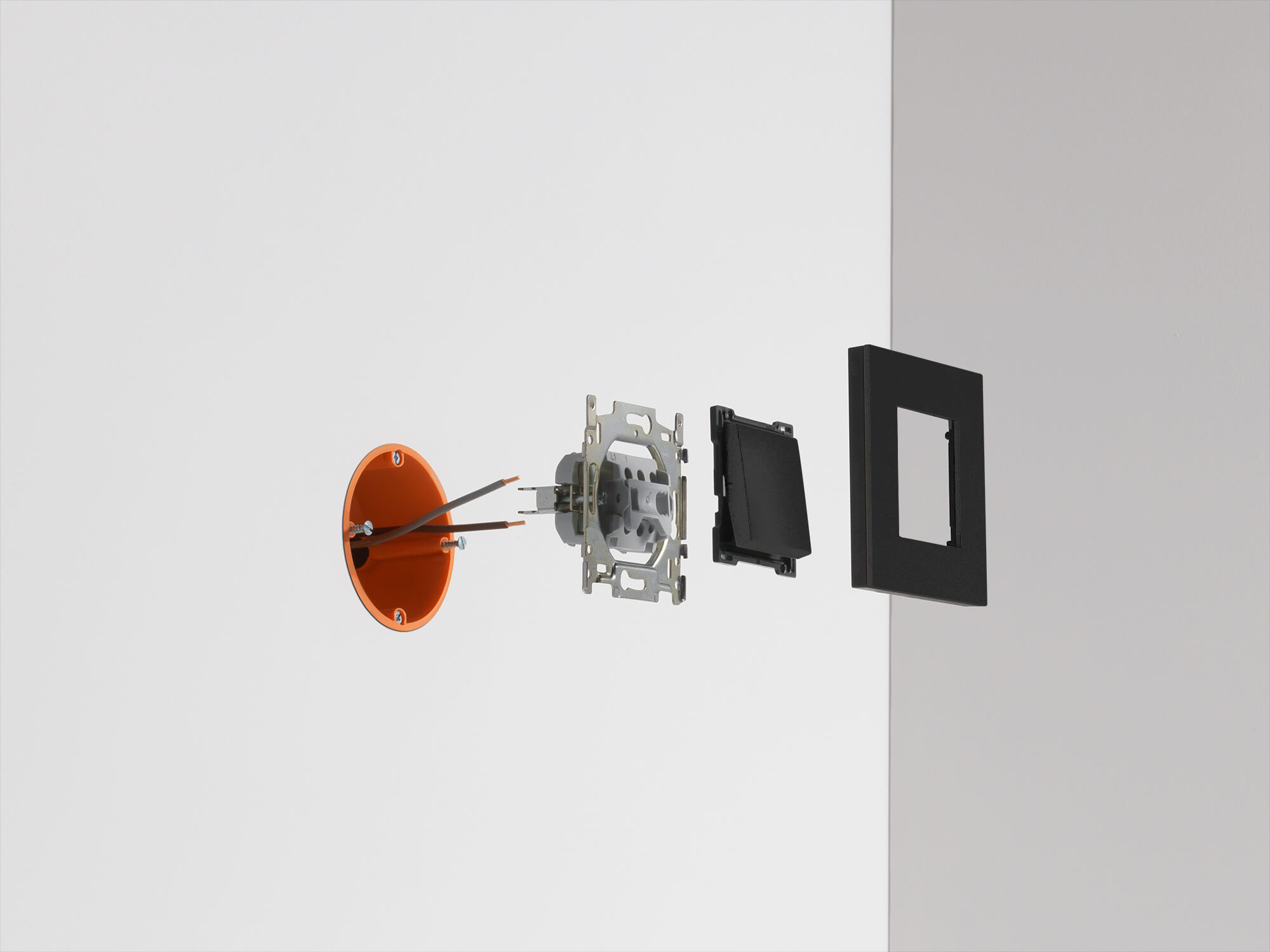 parts of a light switch - Niko