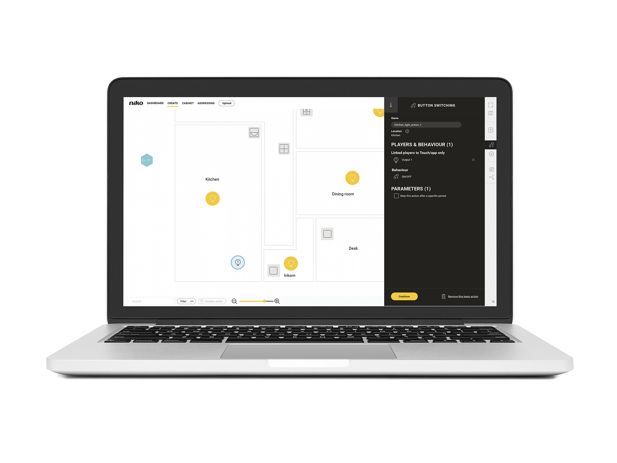 eenvoudig routines installeren