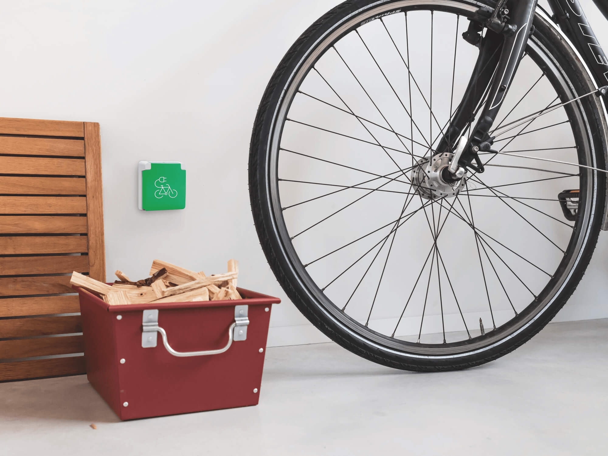 Stopcontact voor elektrische fiets