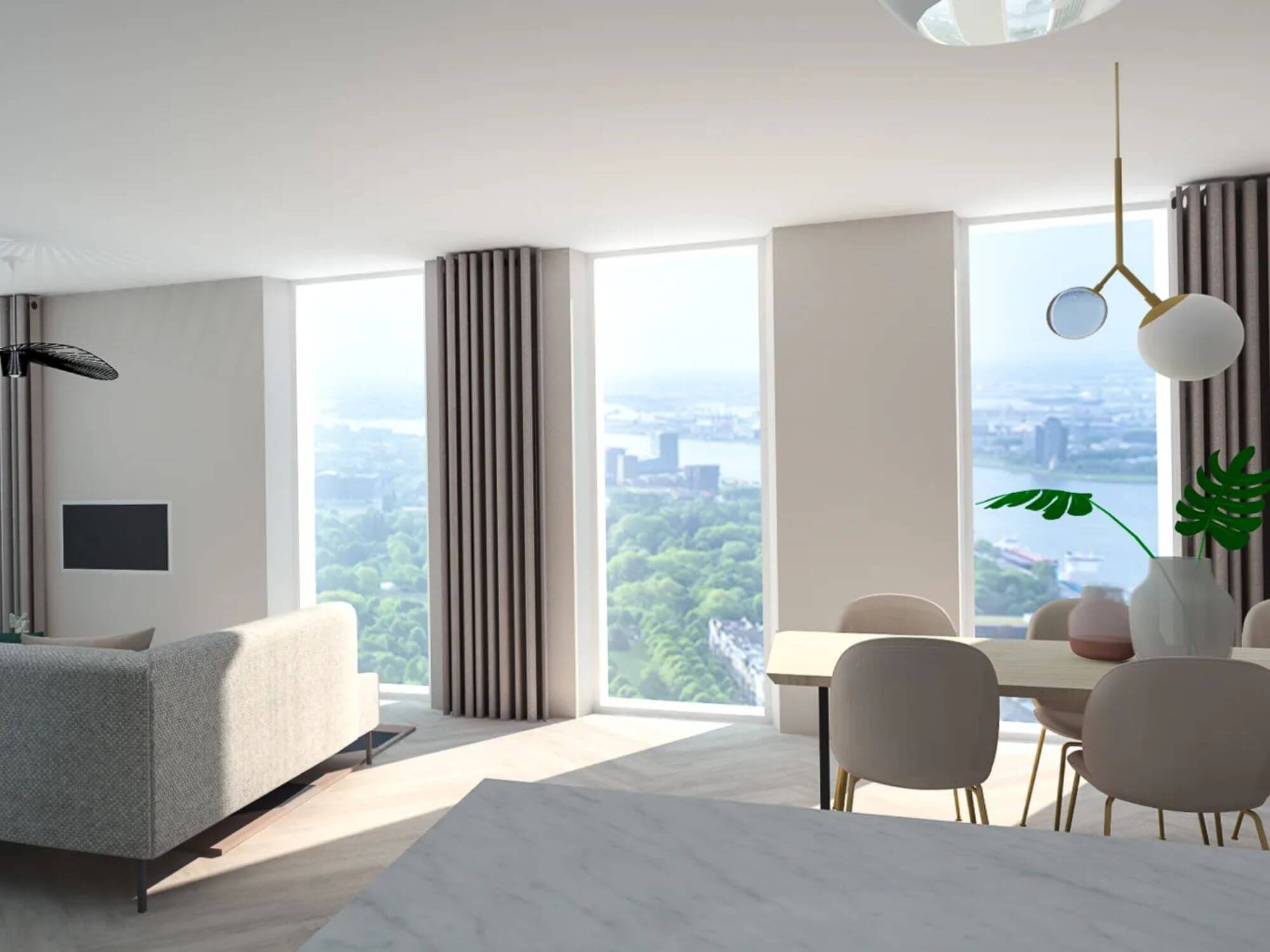 Zalmhaventoren Rotterdam interieur