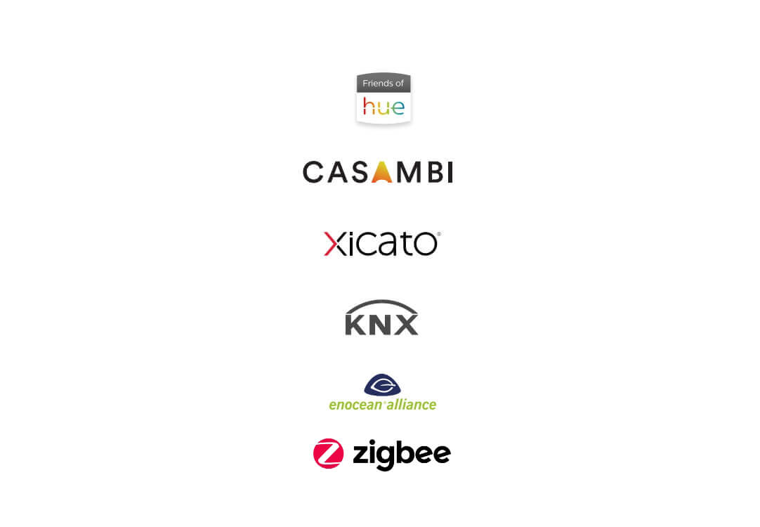 Hue Casambi Xicato KNX Zigbee