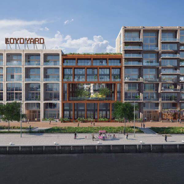 Lloyd Yard penthouses in Rotterdam