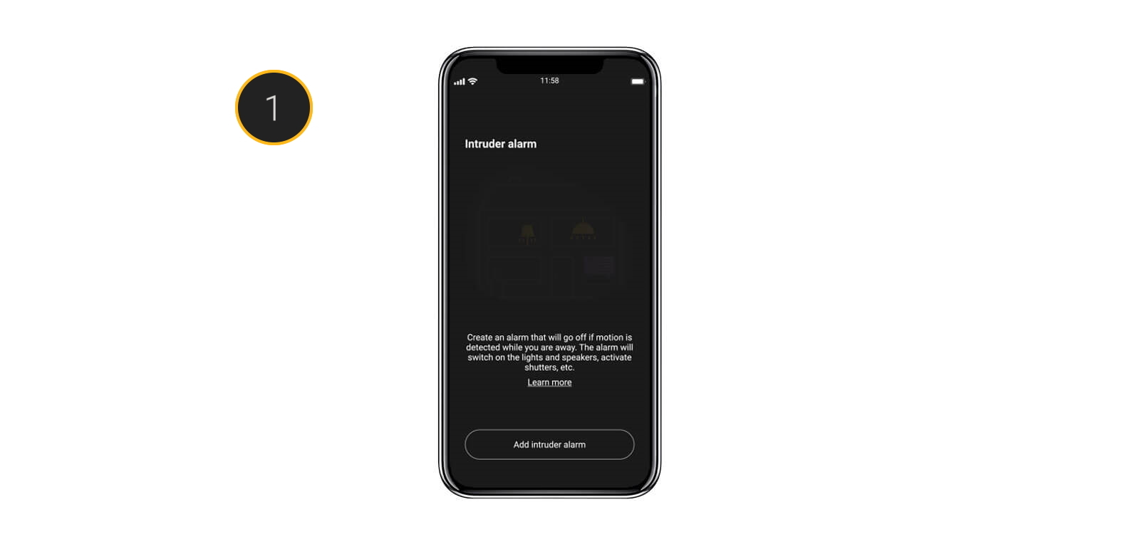 Intruder alert screen 1