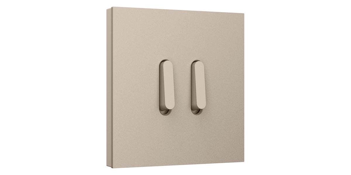 Niko Rocker - steel champagne coated