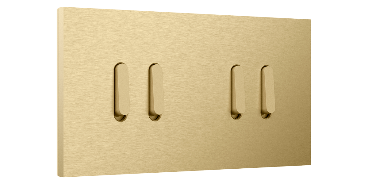 Niko Rocker - alu gold brushed